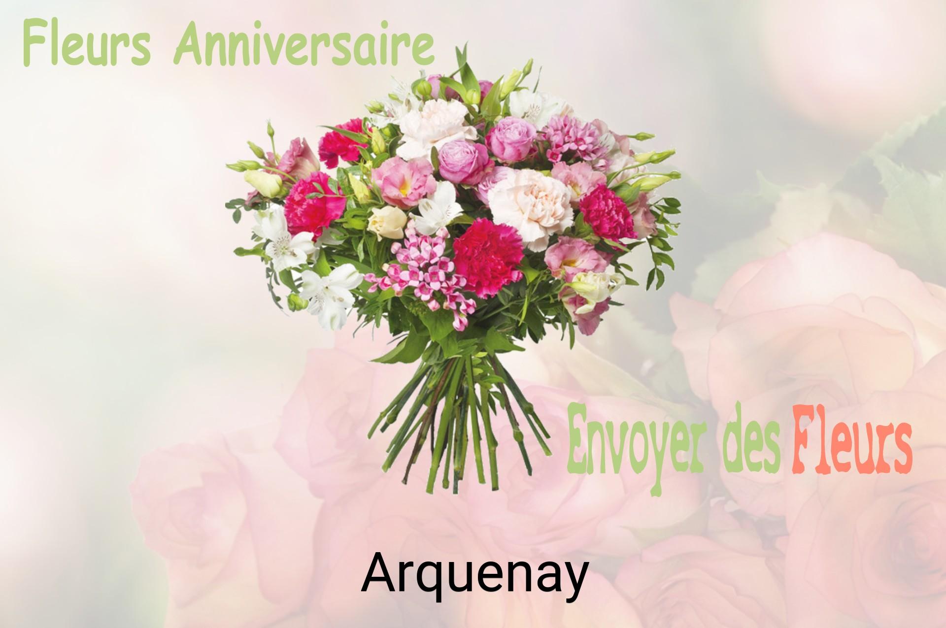 Bouquet de fleurs d’anniversaire livré à Arquenay